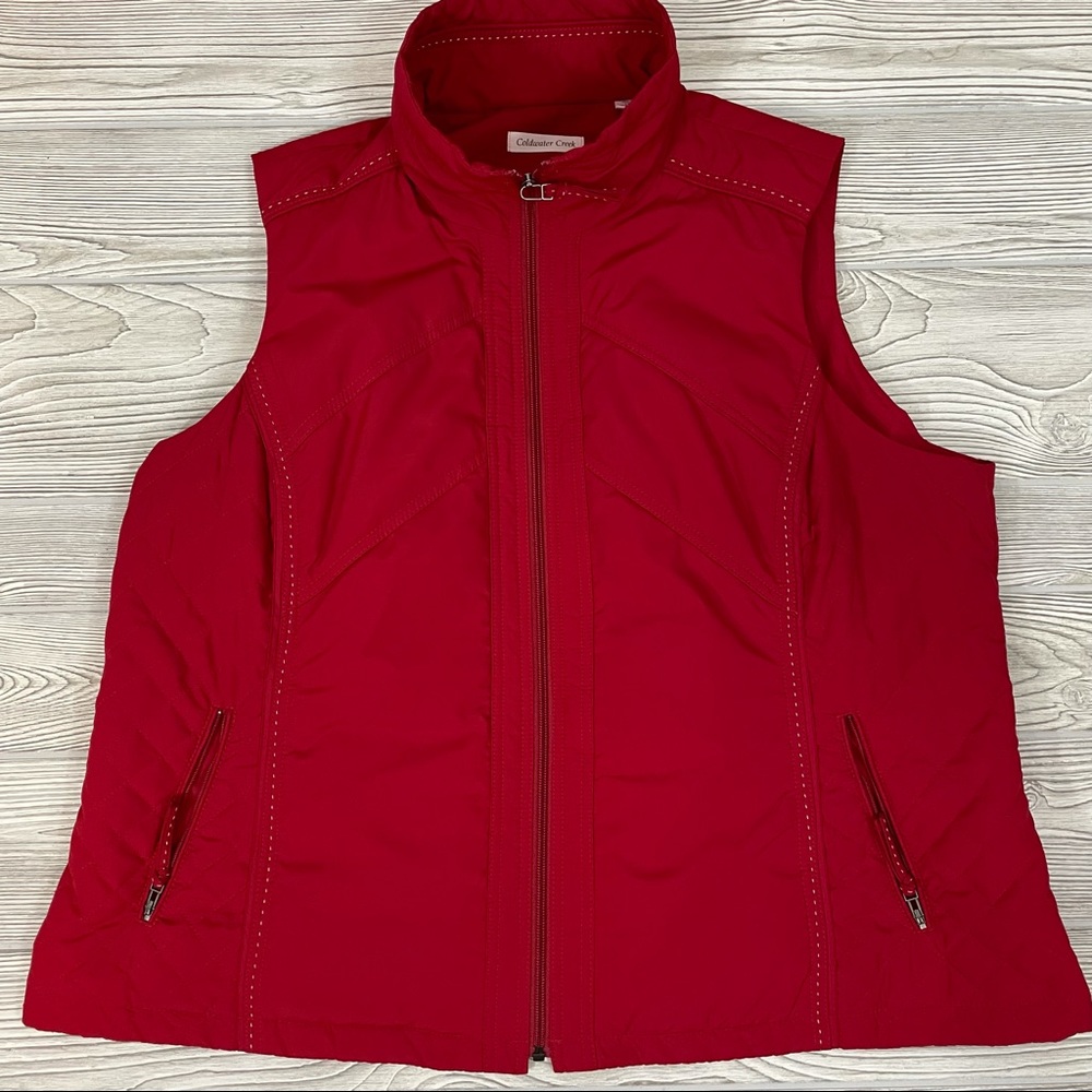 Coldwater Creek Zip Up Vest